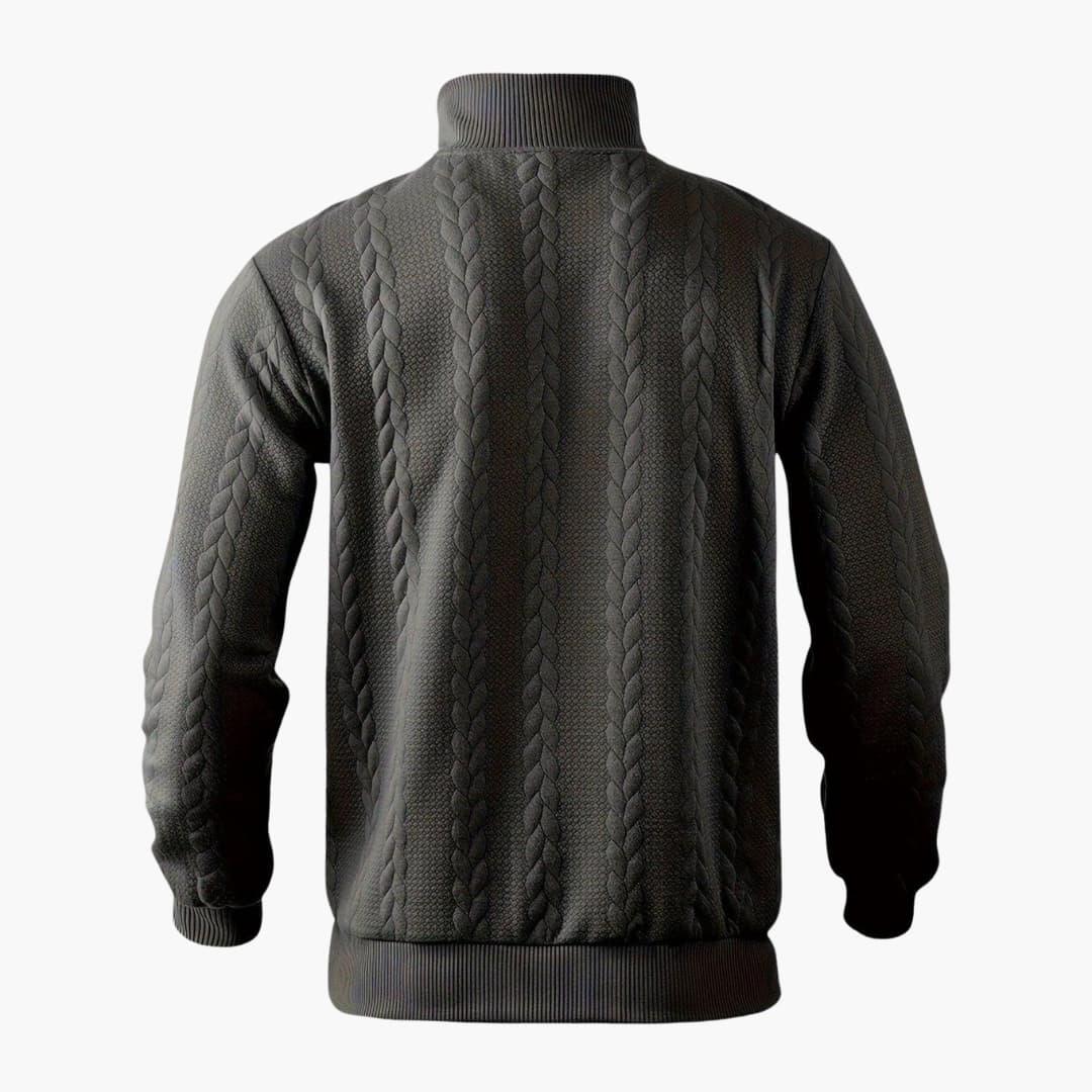 Herren Half-Zip Strickpullover – Modischer Freizeitpullover für Alltag & Büro