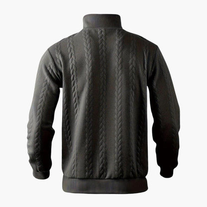 Herren Half-Zip Strickpullover – Modischer Freizeitpullover für Alltag & Büro