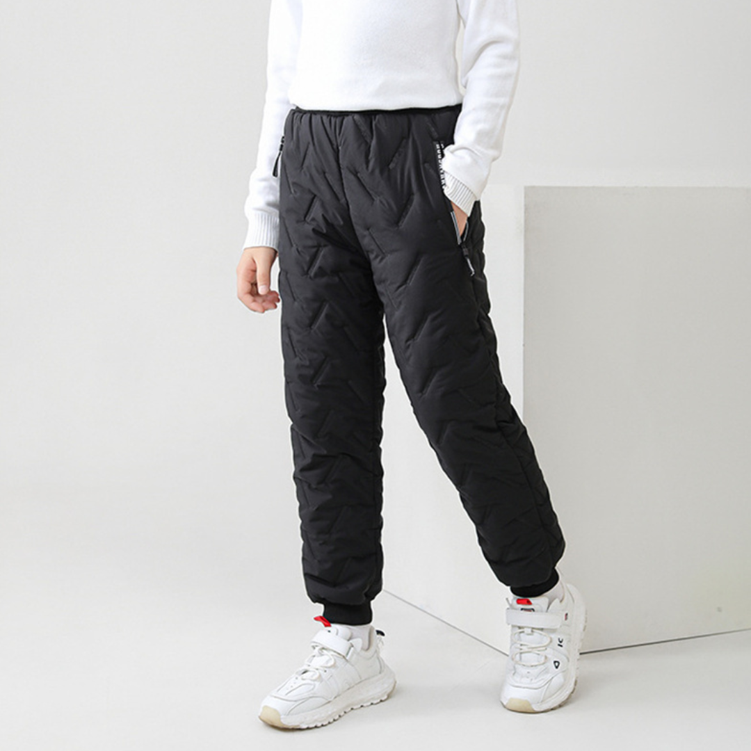 Kinder Outdoor Winter Thermohose – Wasserdicht & Gefüttert für Jungen und Mädchen – Sportliche Schneehose für Aktivitäten