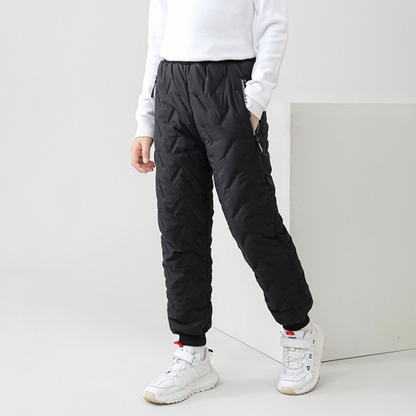 Kinder Outdoor Winter Thermohose – Wasserdicht & Gefüttert für Jungen und Mädchen – Sportliche Schneehose für Aktivitäten