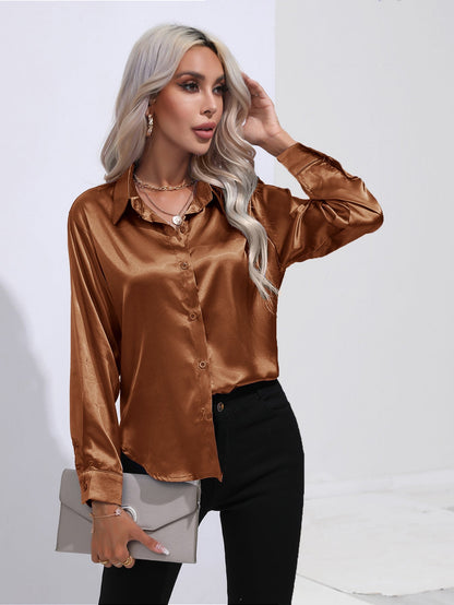 Pamela – Satin Hemd für Damen