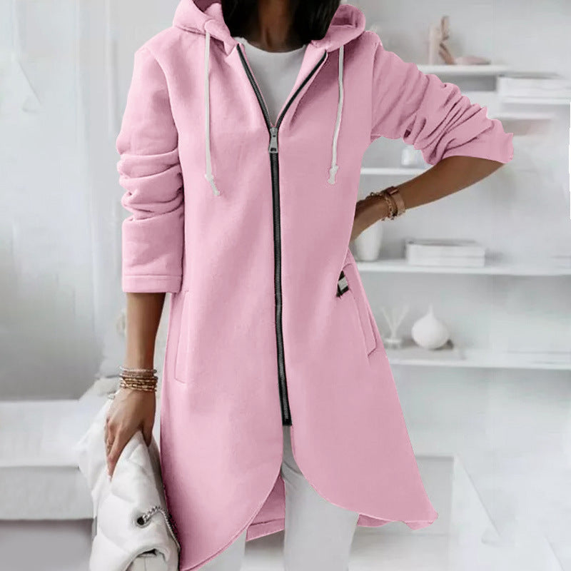 Tamara – Kapuzen-Sweatshirt mit Reißverschluss und Taschen