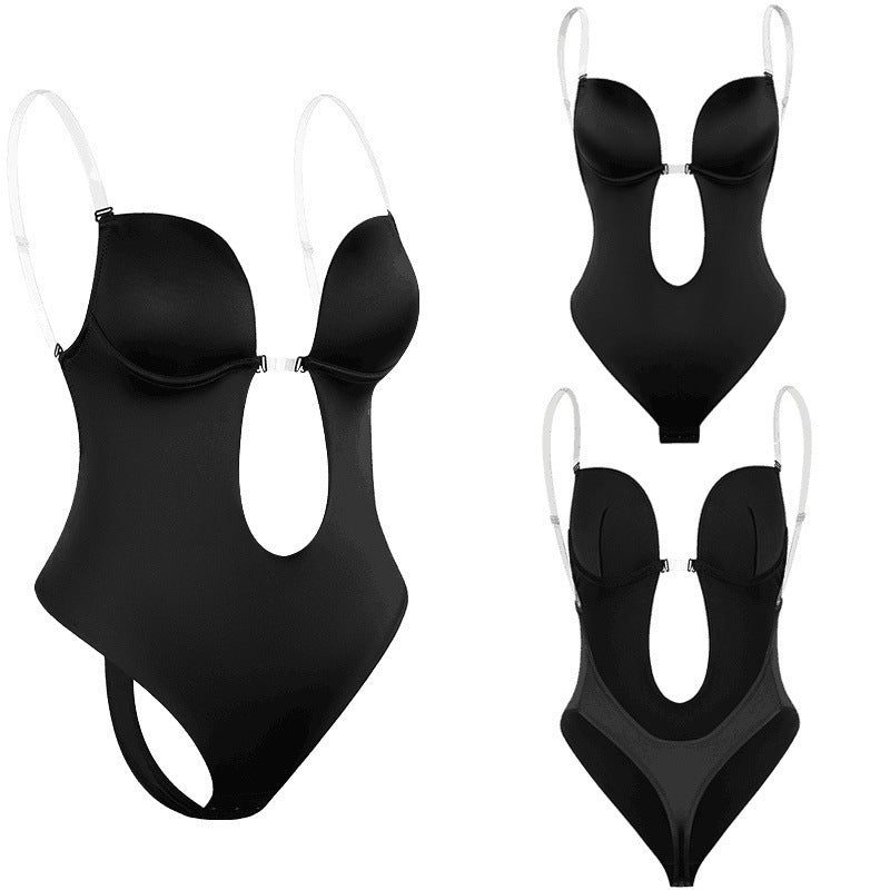 Damen Bodysuit Shapewear mit Push-up-Effekt – Unsichtbarer Body-Former für perfekte Silhouette