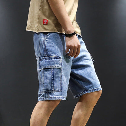 Terry – Lockere gerade Sommer Freizeit 5-Punkte-Hose