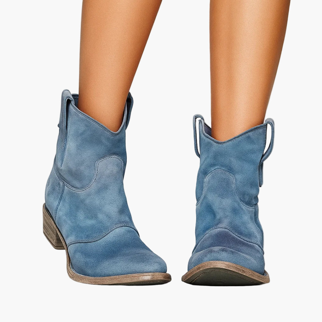 Damen Western Stiefeletten – Claudia – Modische Boots für Alltag und Freizeit