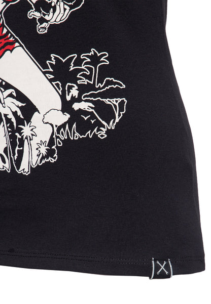 Christina – Damen Vintage-Stil T-Shirt