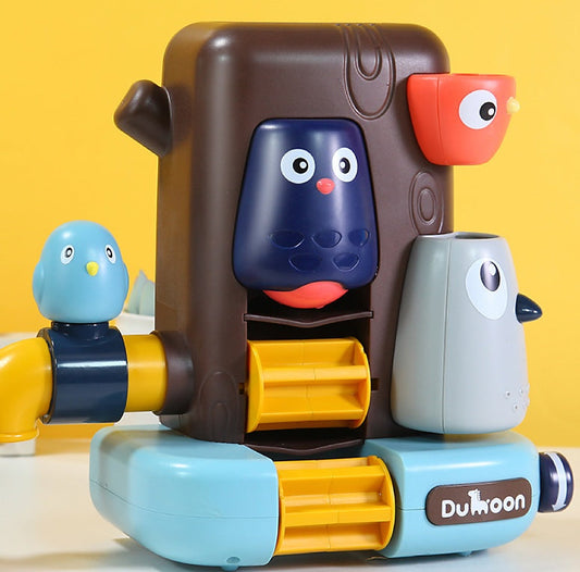 Kinder Wasserbahn Spielzeug Baumhaus Wasserrad – Lernspielzeug für Jungen und Mädchen