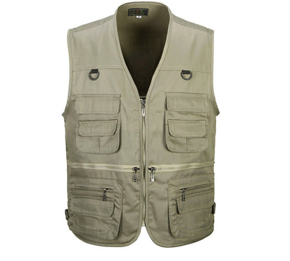 Timothy – Multifunktionale Outdoor-Weste aus hochwertigem Polyester-Baumwoll-Material