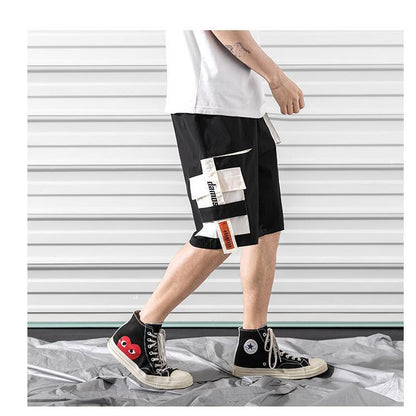 Roger – Bequeme Herren-Hip-Hop-Shorts in Schwarz