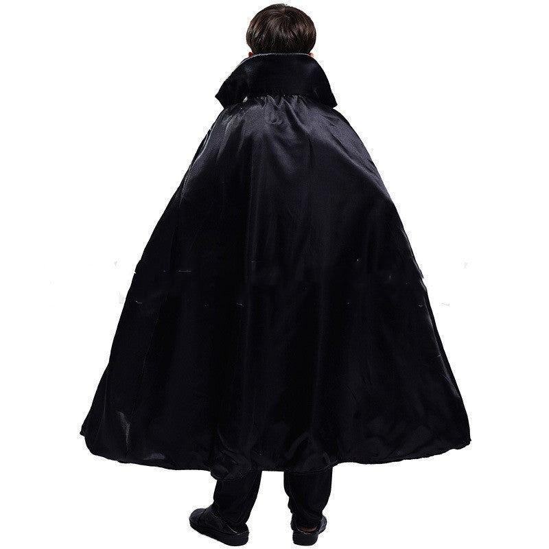 Halloween Kinder Vampir Kostüm – Jungen Dracula Verkleidung für Halloween Party & Karneval