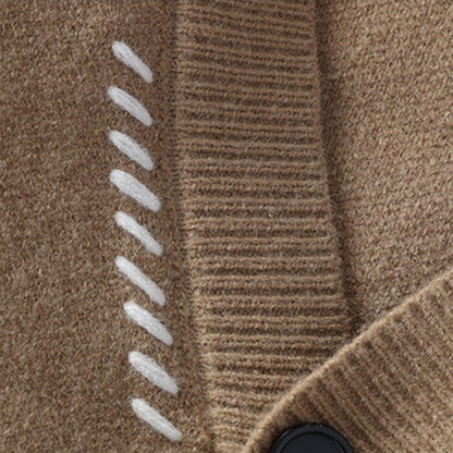 Herren Strick-Cardigan mit Knopfleiste – Moderner Freizeitstil und Komfort