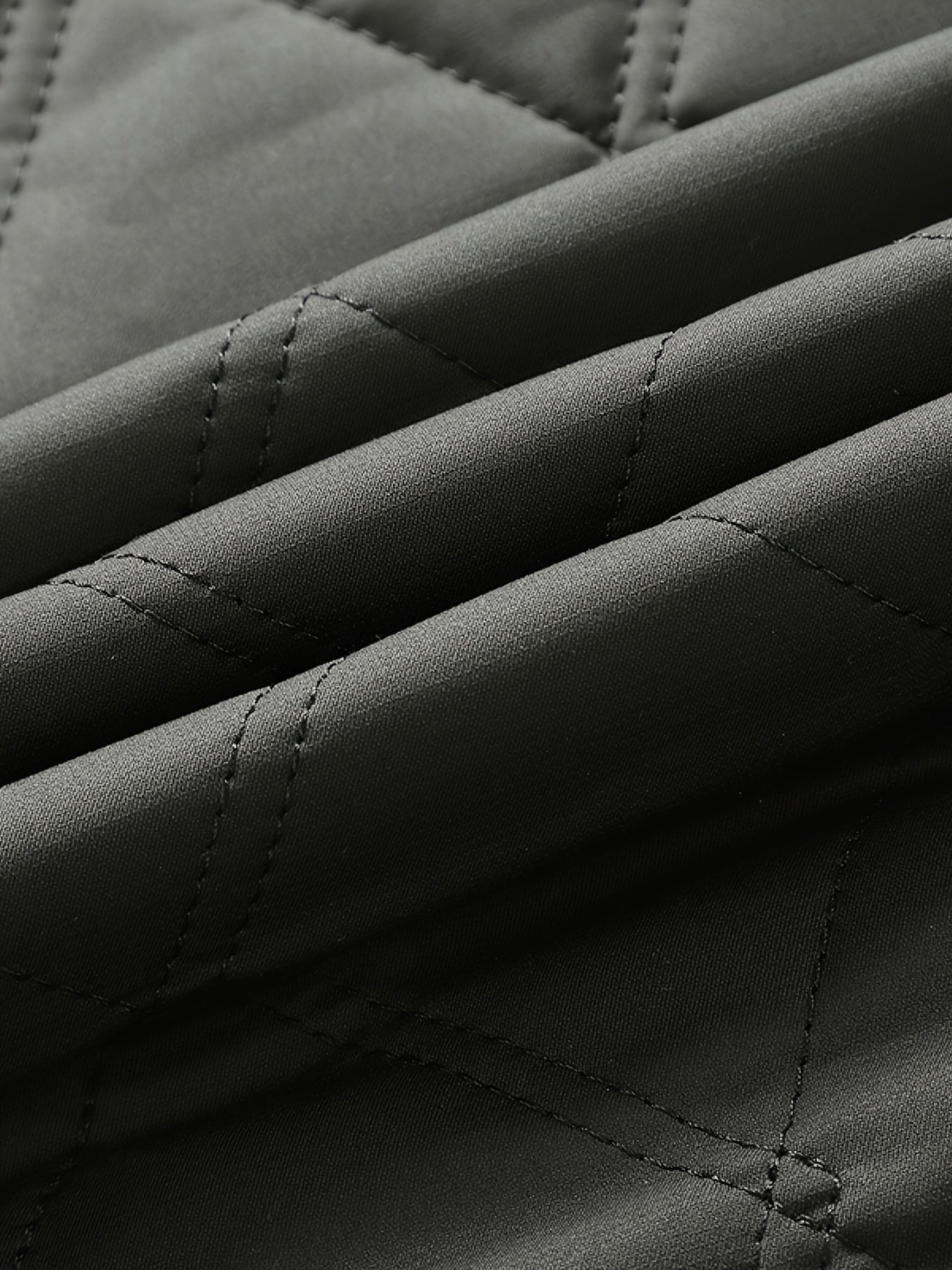 Herren Steppjacke mit modernem Rautenmuster – Eleganter Alltagsstil für Business & Freizeit