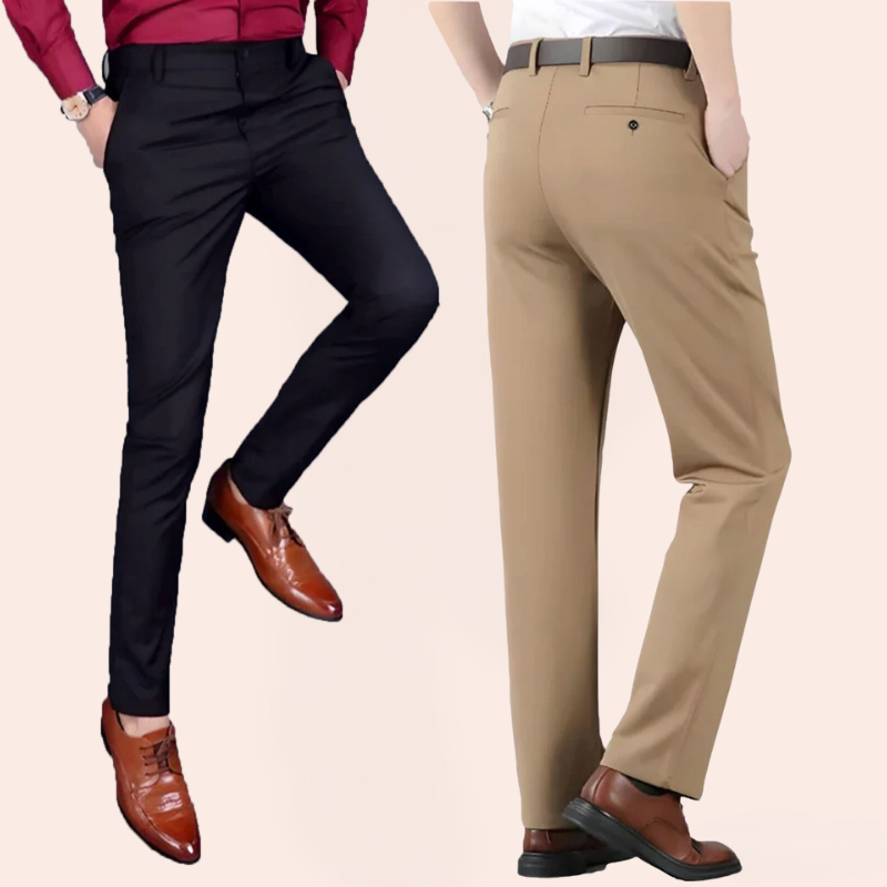 Herren Stretch Businesshose – Moderne Anzughose für Büro & Alltag