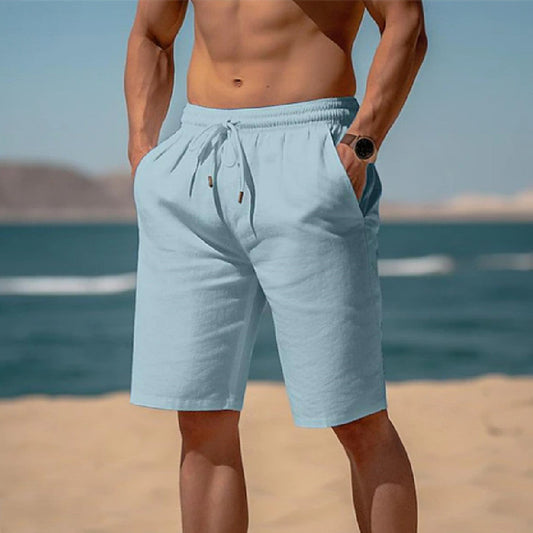 Gregory – Sommer-Drawstring-Shorts mit elastischem Bund für Herren