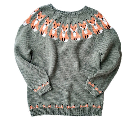 Melissa – Multicolor Rundhals Pullover mit lockerer Passform