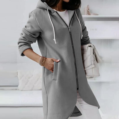 Tamara – Kapuzen-Sweatshirt mit Reißverschluss und Taschen