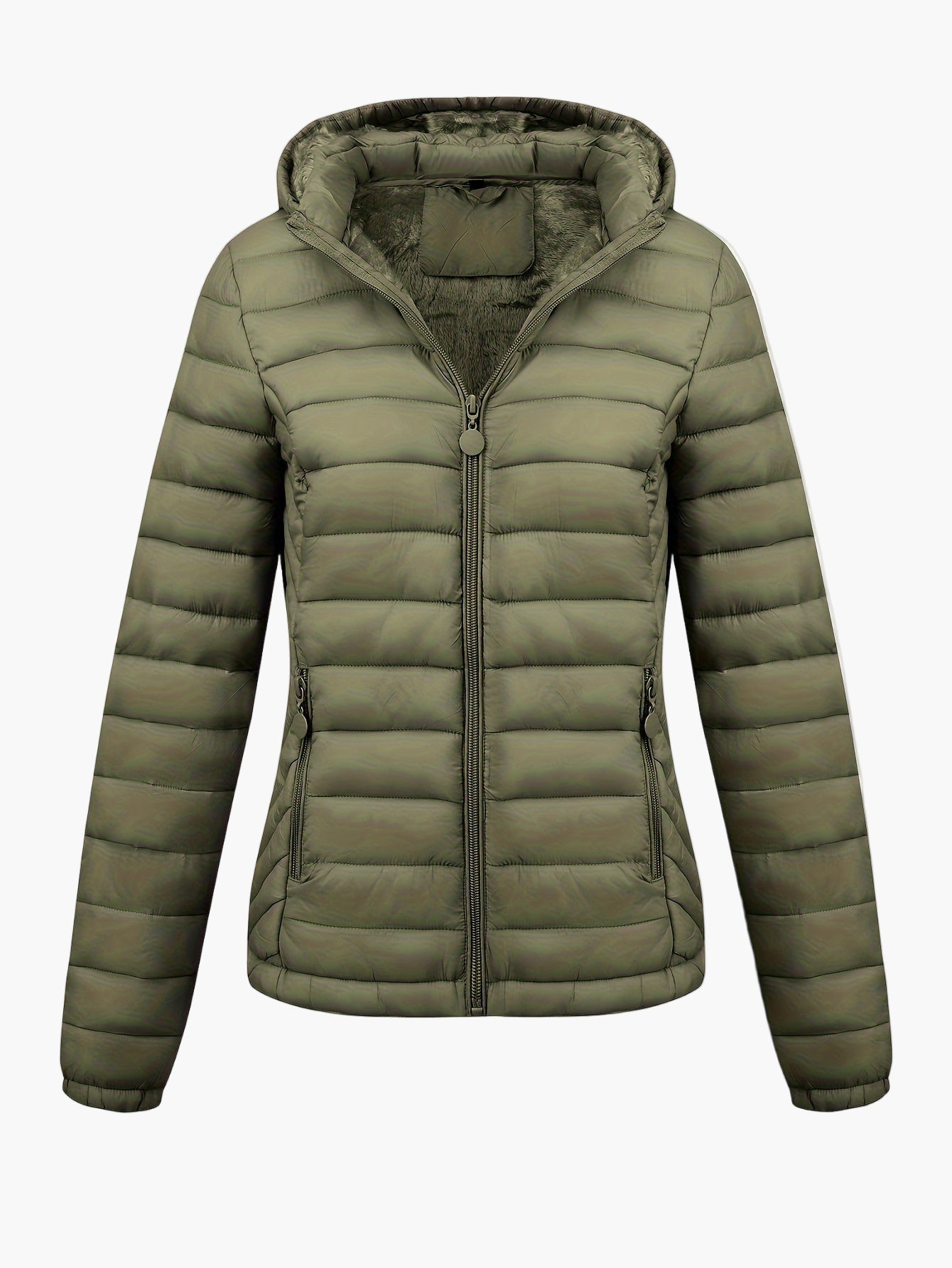 Damen Steppjacke mit Kapuze – Leichte Freizeitjacke für Herbst und Winter