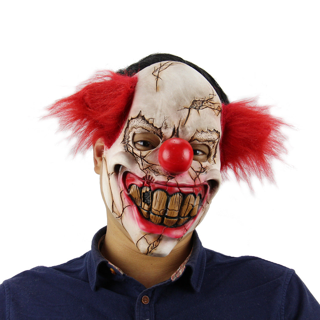 Halloween Vampir-Dämon Maske für Erwachsene – Gruselige Verkleidung für Halloween-Partys & Kostüm-Events