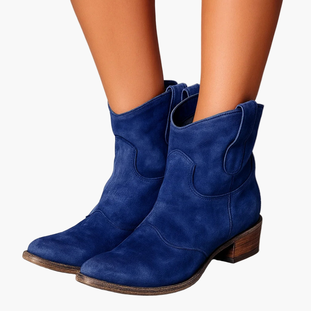 Damen Western Stiefeletten – Claudia – Modische Boots für Alltag und Freizeit