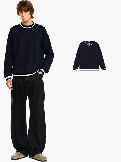 Herren Pullover im Casual Stil mit Rundhalsausschnitt – Perfekt für Freizeit und Ausgehen