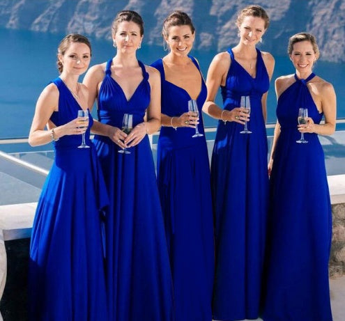 Damen Maxikleid mit Rückenfreiem Design – Elegantes Abendkleid, vielseitig tragbar, Partykleid