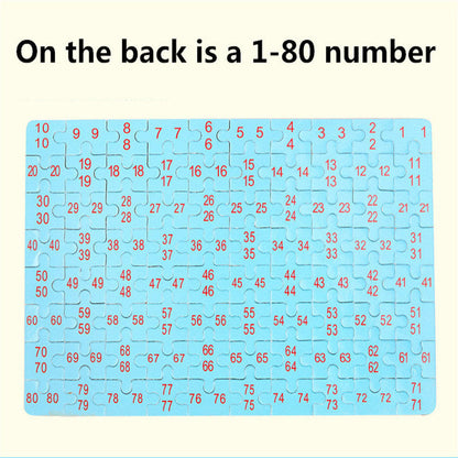 Kinder Holzpuzzle Set mit Aufbewahrungsbox – Lernspielzeug für Jungen und Mädchen, pädagogisches Puzzle ab 3 Jahren