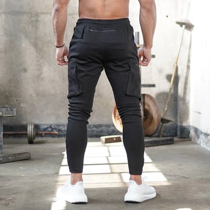Herren Trainingsjogger – Sportliche Fitness Jogginghose mit Taschen, Modernes Slim Fit Design für Workout & Freizeit