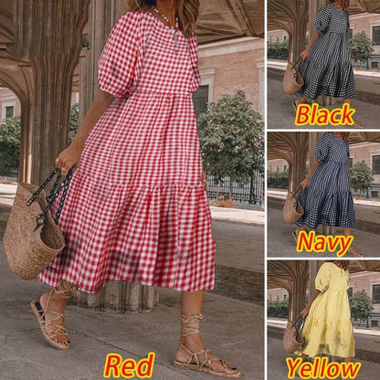 Juliet – Freizeitkleid für Damen mit kurzen Ärmeln