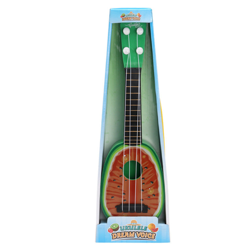 Kinder Spielzeug-Ukulele – Simulation Musikinstrument für Jungen und Mädchen, Lernspielzeug
