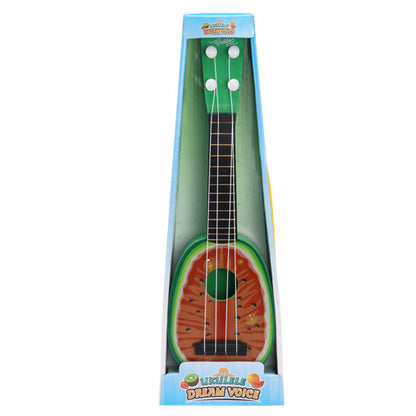 Kinder Spielzeug-Ukulele – Simulation Musikinstrument für Jungen und Mädchen, Lernspielzeug