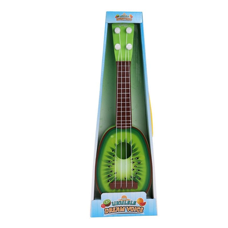 Kinder Spielzeug-Ukulele – Simulation Musikinstrument für Jungen und Mädchen, Lernspielzeug