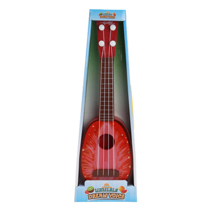 Kinder Spielzeug-Ukulele – Simulation Musikinstrument für Jungen und Mädchen, Lernspielzeug