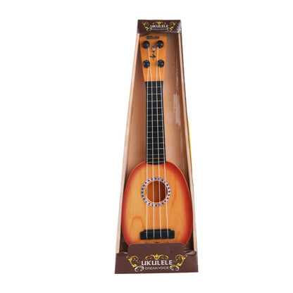 Kinder Spielzeug-Ukulele – Simulation Musikinstrument für Jungen und Mädchen, Lernspielzeug