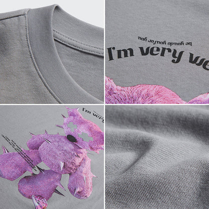 Nick – Reflektierendes Oversize-T-Shirt mit Tiermuster