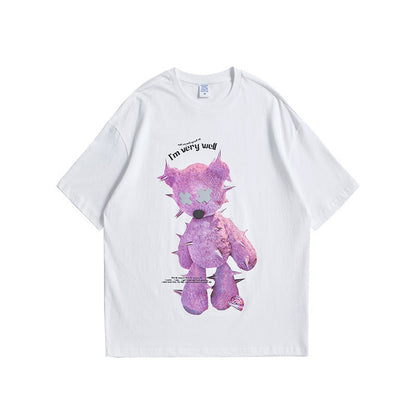 Nick – Reflektierendes Oversize-T-Shirt mit Tiermuster