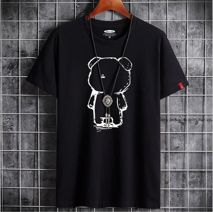 Ronald – Lustiges Anime Bären T-Shirt für Herren