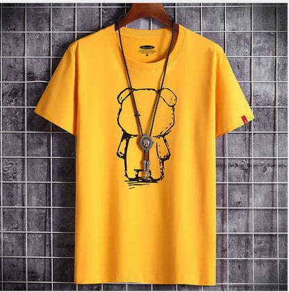 Ronald – Lustiges Anime Bären T-Shirt für Herren