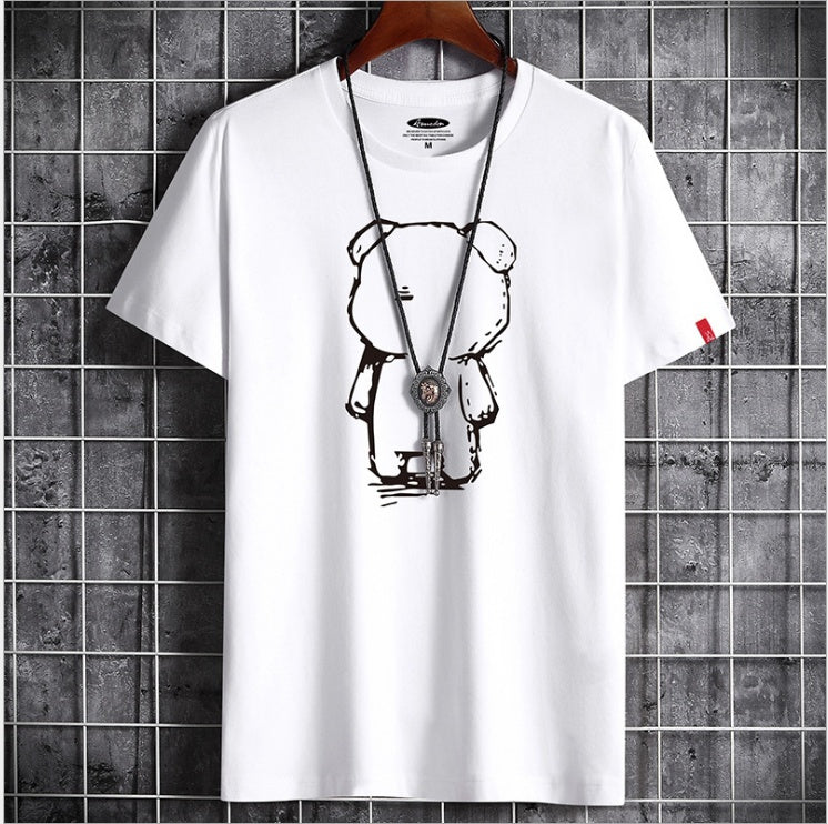 Ronald – Lustiges Anime Bären T-Shirt für Herren