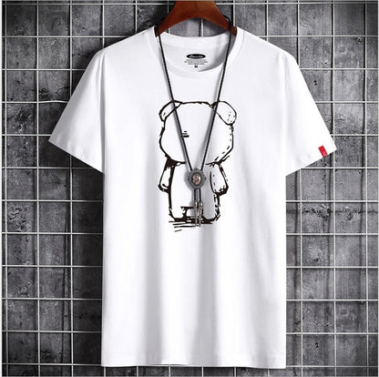 Ronald – Lustiges Anime Bären T-Shirt für Herren