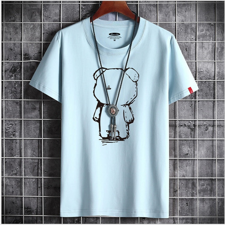 Ronald – Lustiges Anime Bären T-Shirt für Herren