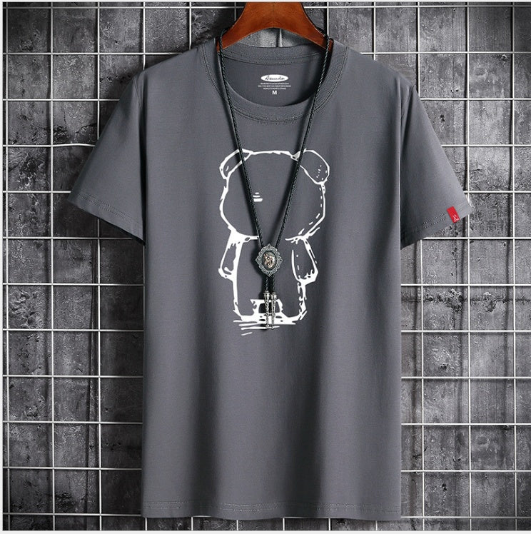 Ronald – Lustiges Anime Bären T-Shirt für Herren