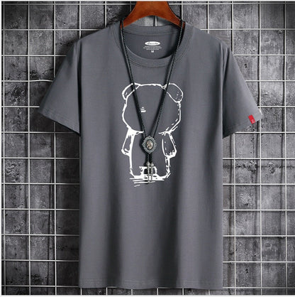 Ronald – Lustiges Anime Bären T-Shirt für Herren