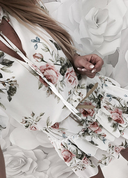 Angela – Boho Sommerkleid mit Blumenprint