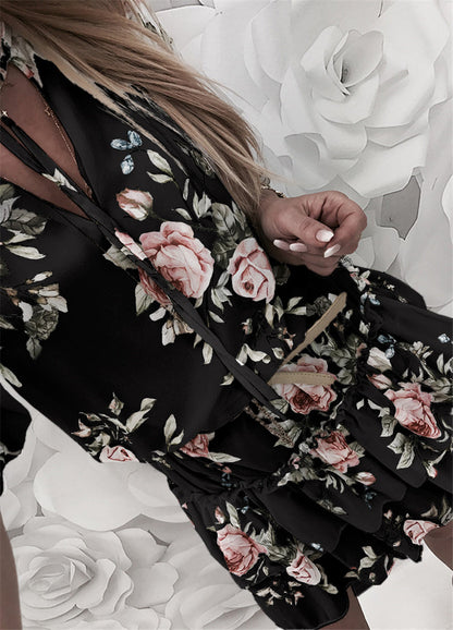 Angela – Boho Sommerkleid mit Blumenprint