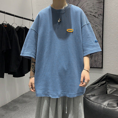 Ashley – Japanisches lässiges Herren-T-Shirt mit 5 Ärmeln