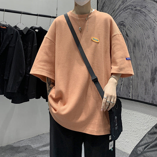 Ashley – Japanisches lässiges Herren-T-Shirt mit 5 Ärmeln