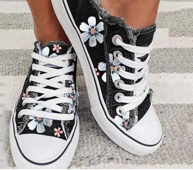 Nicole – Einfache Damen-Schuhe aus koreanischem Denim
