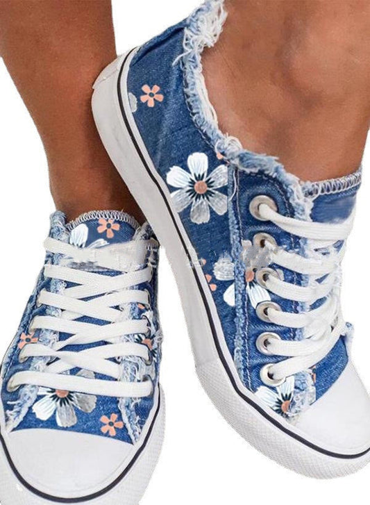 Nicole – Einfache Damen-Schuhe aus koreanischem Denim