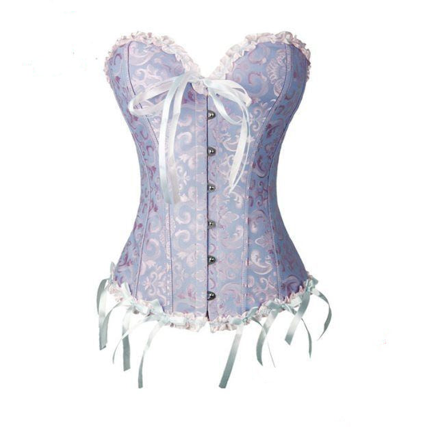 Nicole – Sexy Spitzen Push-Up Korsett Bustier für Damen in Übergröße