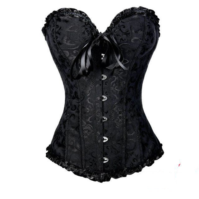 Nicole – Sexy Spitzen Push-Up Korsett Bustier für Damen in Übergröße